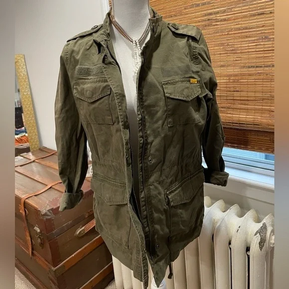 Olive Green Army Jacket - Picture 1 of 6